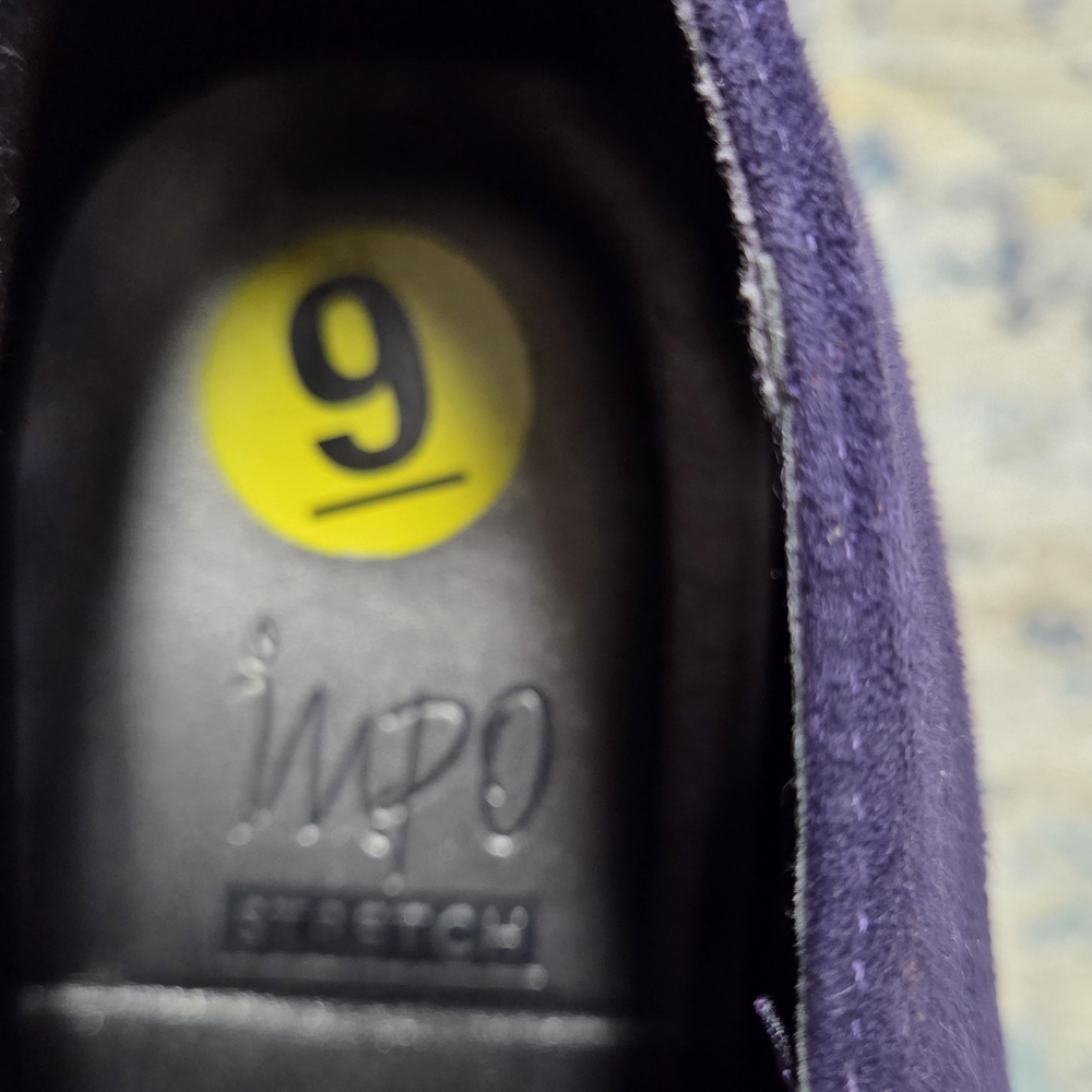 Elegant Purple Women's Ankle Boots - Picture 3 of 7